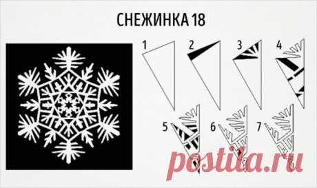 Невероятно красивые снежинки из бумаги: трафареты для вырезания