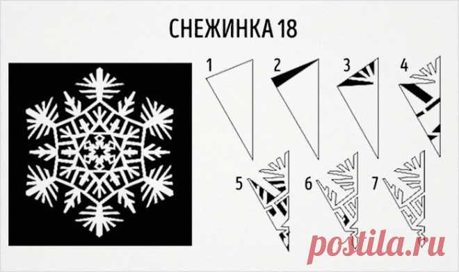 Невероятно красивые снежинки из бумаги: трафареты для вырезания
