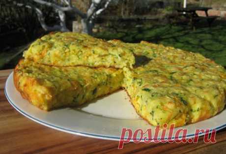 Пирог с кабачками и сыром — Сад Заготовка