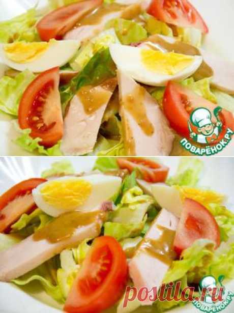 Овощной салат с курицей и яйцом - кулинарный рецепт