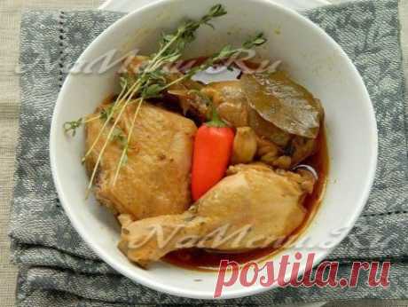 Курица в пиве и с соусом барбекю в мультиварке