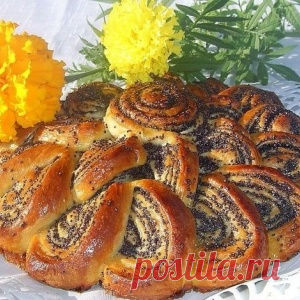 ПИРОГ-РУЛЕТ С МАКОМ
