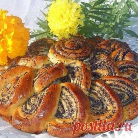 ПИРОГ-РУЛЕТ С МАКОМ