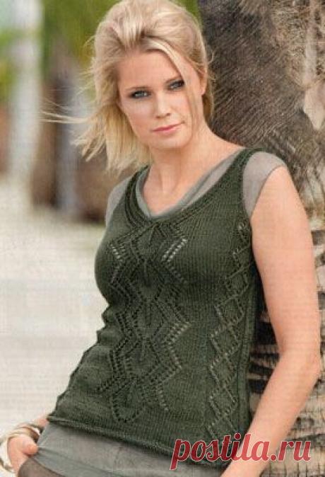 Ажурный топ