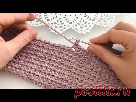 Мой самый любимый плотный УЗОР КРЮЧКОМ