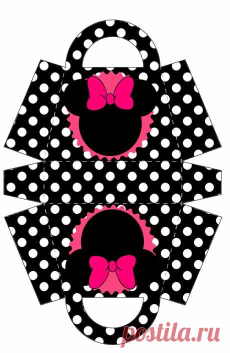 Minnie: Bolso para Imprimir Gratis. | Ideas y material gratis para fiestas y celebraciones Oh My Fiesta!
