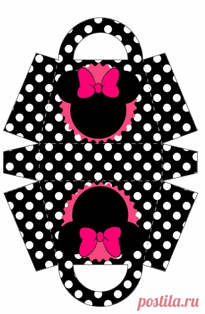 Minnie: Bolso para Imprimir Gratis. | Ideas y material gratis para fiestas y celebraciones Oh My Fiesta!