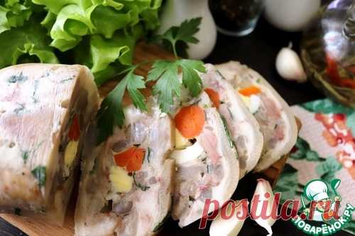 Рулет из свиных ножек – кулинарный рецепт