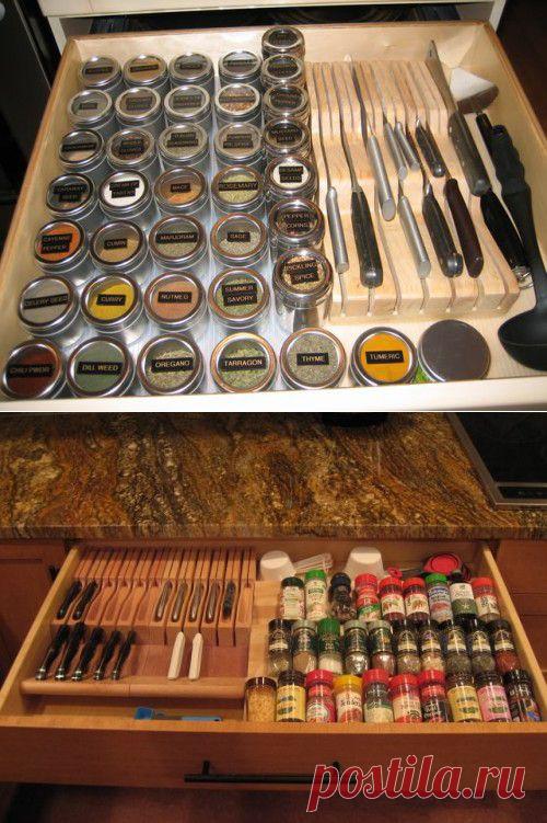 10 идей для организации специй хранения в ящике | Shelterness