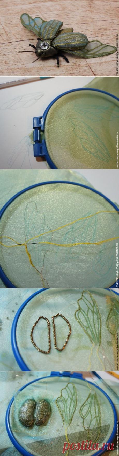 МАЙСКИЙ ЖУК ПО МОТИВАМ РАБОТ MICHELE CARRAGHER. АВТОР МК МАСТЕРСКАЯ МАГИ