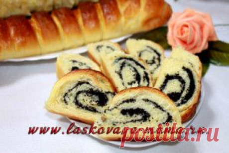 Дрожжевой рулет с маком рецепт с фото