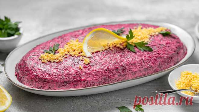 Приготовление русского салата 