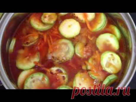 Кабачки с кетчупом