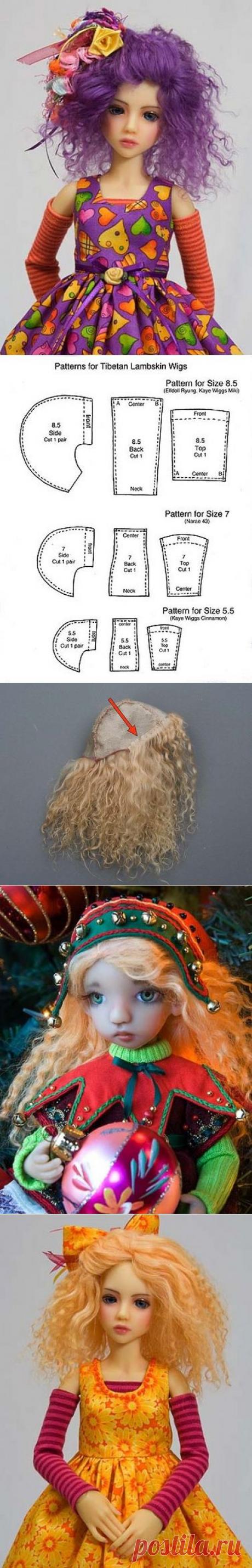 МК волосы для куклы