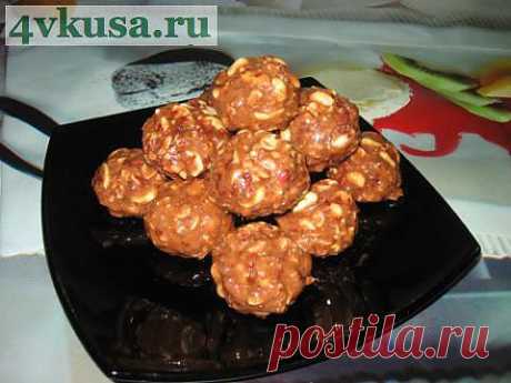 Конфеты А-ля Сникерс. Фоторецепт. | 4vkusa.ru