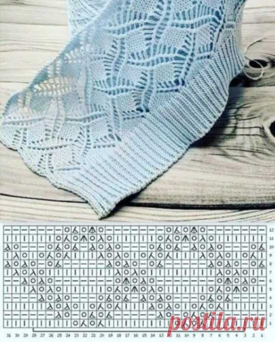 Узор спицами