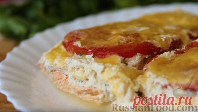 Рецепт: Горбуша, запеченная в духовке на RussianFood.com