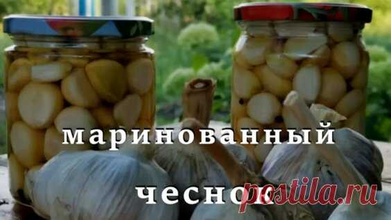 ПОТРЯСАЮЩЕ вкусный МАРИНОВАННЫЙ чеснок на зиму - поиск Яндекса по видео