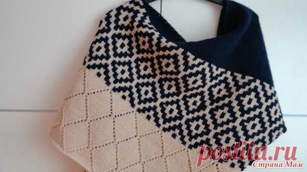 . Как вязать Ленивый жаккард видео МК - Вязание - Страна Мам