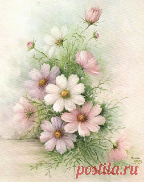 MI BAUL DEL DECOUPAGE: Y POR ULTIMO... UNAS FLORES.