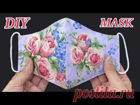 Diy Face Mask Easy Pattern Sewing Tutorial With Filter Pocket | วิธีทำหน้ากากอนามัยแพทเทิร์นง่าย ๆ |