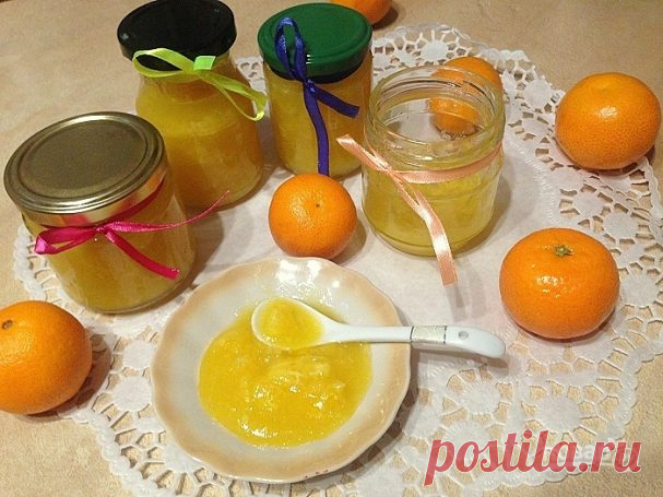 Быстрый мандариновый конфитюр - пошаговый рецепт с фото на Повар.ру