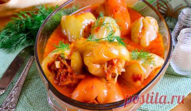 Потрясающе вкусный перец фаршированный овощами. Пальчики оближешь! Я просто не могла поверить, что это может быть так вкусно!