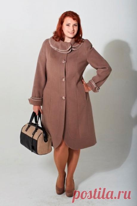 Модные модели пальто для полных женщин: фото, фасоны, материалы, с чем носить?