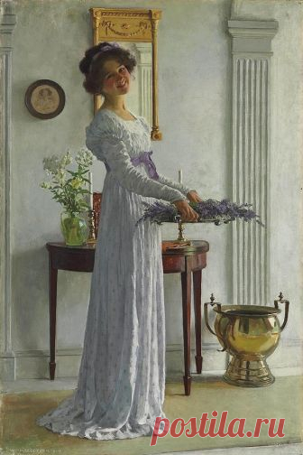 Свежая лаванда. Уильям Генри Маргетсон(1861-1940)