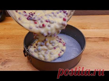 Рецепт вкусного йогуртового торта с клюквой, рецепт быстрого торта # 208