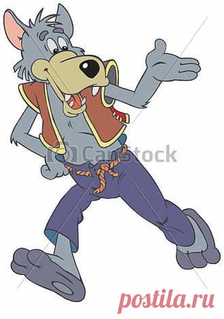 Векторные EPS Gray, Wolf - Personages, cartoon, Red, hat, 2-D, objects,... csp16887199 - Поиск клипартов, иллюстраций, рисунков и векторных графических изображений клипартов
