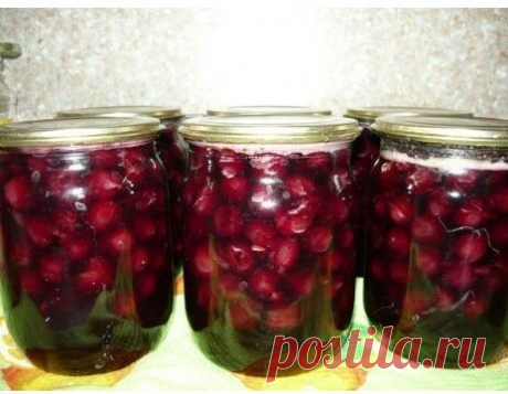 Вишня в желе - очень вкусно и красиво!