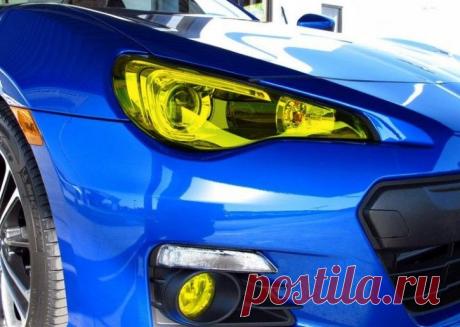 Тонировка передних фар: два способа изменить оптику