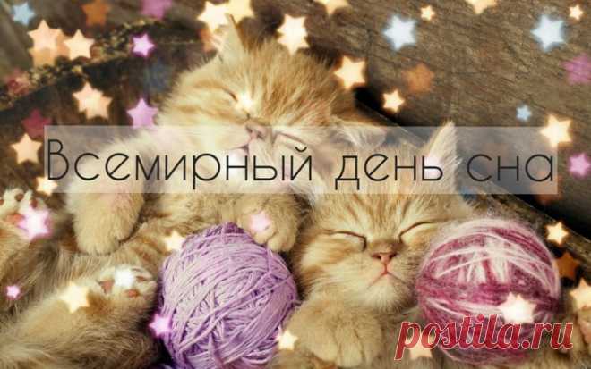 Сон — вот это, правда, важно!
Как же любят все поспать!
Так что, полезай отважно
В свою сладкую кровать!
Со всемирным Днем сна!