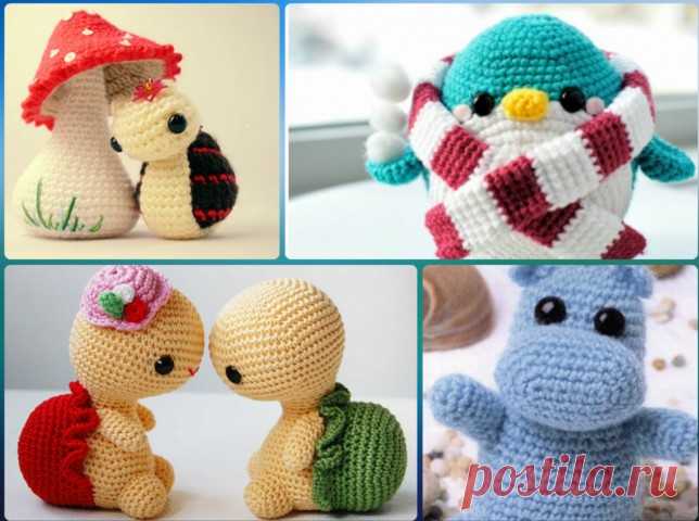 Амигуруми крючком для начинающих: схемы зверушек с описанием работы Здравствуйте, читатели! Сегодня необычный пост, который посвящен будет вязаным игрушкам в стиле амигуруми. Знакомы вам такие работы? Если нет, то