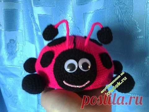 Вязаная крючком игрушка божья коровка - вязание крючком на kru4ok.ru
