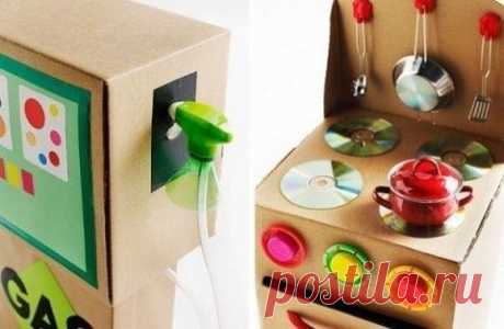 Игрушки из коробок