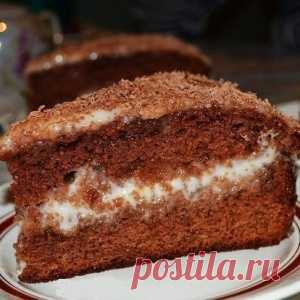 Домашний шоколадно-сметанный торт. Вкуснее и проще нет рецепта