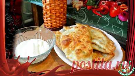 Чебуреки с творогом и шпинатом Кулинарный рецепт