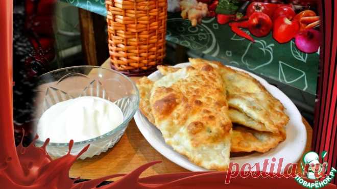 Чебуреки с творогом и шпинатом Кулинарный рецепт