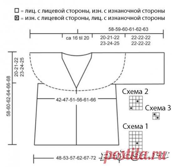 Стильный жакет спицами