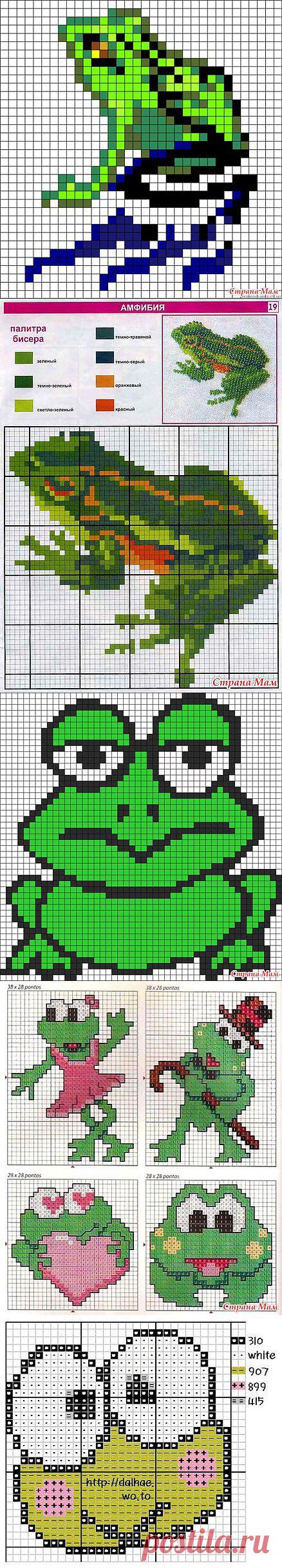 Вышивка /лягушки/: Дневник группы "Клуб рукоделия" - Страна Мам