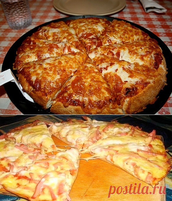 ПИЦЦА НА СКОВОРОДЕ