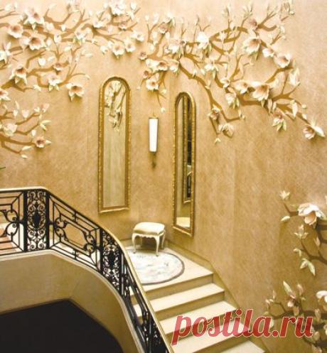 Декор стен: 44 фото-идеи необычного декора стен на заметку