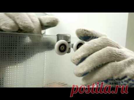 Сборка каркаса кабины Тритон полукруг низкий/средний поддон 90х90 и 100х100