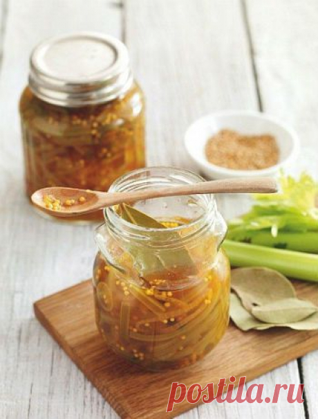 Рецепт зимней заготовки из сельдерея - Овощи на зиму . 1001 ЕДА вкусные рецепты с фото!