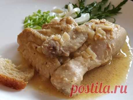 Pollo en pepitoria - Цыпленок в соусе с миндалем - Прогулки по кулинарному бездорожью — LiveJournal
