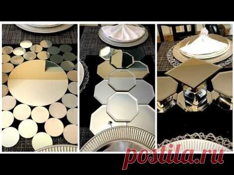 Dollar Tree DIY - 💕 Mirrored Table Runners/Centerpieces 💕