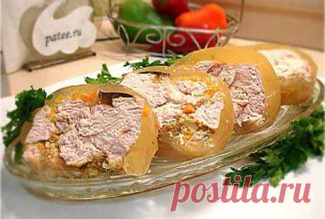 Куриный рулет в желе
