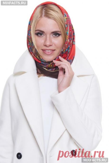 Повязать платок на голову красиво